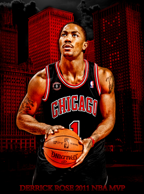 derrick rose mvp wallpaper. Derrick Rose 2011 NBA MVP