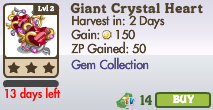 8542390 Limited Edition Gem Collection Trees: Crystal Heart Tree, Crystal Apple & Crystal Banana!